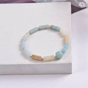 Bracelet en pierre naturelle avec perles de verre colorées, aide à la relaxation, prix B2B compétitif, prêt à expédier (RTS) - Product Image 5