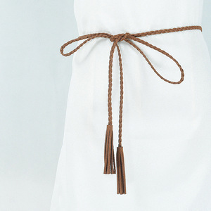 حزام خصر مرن عالي الجودة متعدد الألوان بدون إبزيم من البوليستر قابل للتمدد بتصميم عصري وشعار مخصص 170 سم - Product Image 5