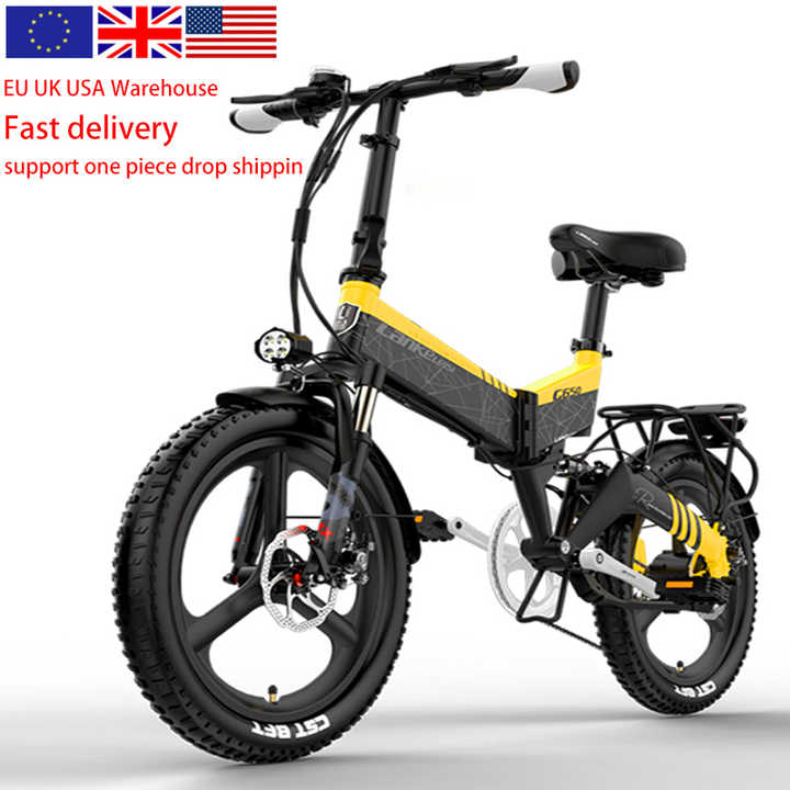 LANKELEISI G650 20 pollici bici elettrica pieghevole bicicletta