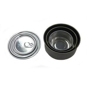 Food Grade In Metallo Anello di Tirare Barattolo di latta 100ML 200ML 300ML Vuoto Tonno di Alluminio di Pesce Banda Stagnata Lattine In magazzino - Product Image 2