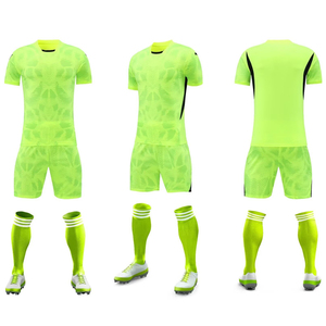 Özel mavi kırmızı erkek 100% Polyester spor spor kişiselleştirilmiş futbol forması kulübü adı 3D nakış setleri üniforma - Product Image 1