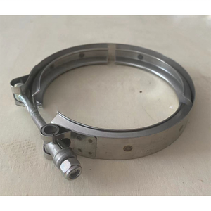 中国重汽豪沃A7 T7H T5G卡车发动机零件新中冷器进气管夹软管夹WG9925530022 - Product Image 2