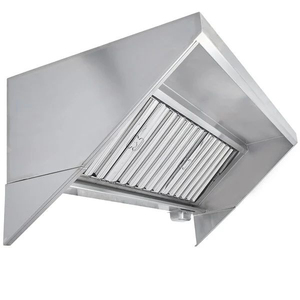 Campana Extractora de Cocina Comercial de Acero Inoxidable con Filtro de Grasa, Campana de Extracción Ventilada para Camión de Comida - Product Image 3