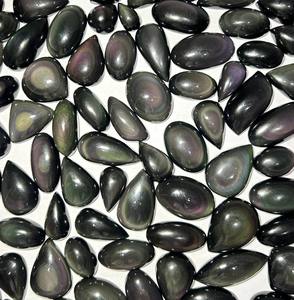 Cabochons en obsidienne naturelle multicolores en gros – Pierres précieuses lâches attrayantes pour la création de bijoux éblouissants - Product Image 1