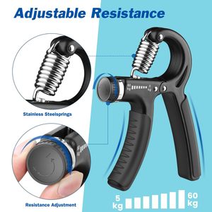Người Đàn Ông Của Chuyên Nghiệp Ngón Tay Cánh Tay Sức Mạnh Cơ Bắp Đào Tạo Tay Gripper Có Thể Điều Chỉnh Gripper Tập Thể Dục Đào Tạo Tay Exerciser - Product Image 3