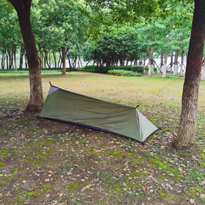 LLOYDBERG Tente de randonnée ultralégère pour une personne Camping en plein air Sac de couchage léger Sac de rangement en filet Une chambre à coucher - Product Image 5