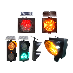 Sıcak satış süper parlaklık güneş enerjili Amber trafik uyarı ışığı sıcak satış trafik güvenliği için LED sarı yanıp sönen ışık - Product Image 4