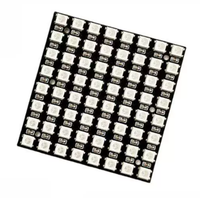 Nuevo Módulo LED Original de 64 Bits 5050, LED RGB a Todo Color con Controlador WS2812 Integrado, Placa de Desarrollo de Siete Colores