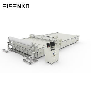 Stores à ultrasons automatiques Machine de découpe de tissu Prix d'usine Équipement de coupe de tissu avec composants de noyau de moteur de moteur PLC - Product Image 1