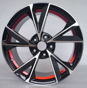 Nuovi Cerchi in Lega di Alluminio <span class=keywords><strong>TAKA</strong></span> 5150 14-17 Pollici Zincati ET 35mm 4/5 Fori PCD 100mm Universali per Auto Passeggeri - Product Image 1