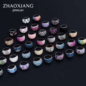 แหวนสแตนเลสชุบทอง 18K ประดับคริสตัล ดีไซน์เก๋ทันสมัย สำหรับผู้หญิง เหมาะสำหรับงานหมั้นและงานแต่งงาน จากโรงงานขายส่ง - Product Image 6