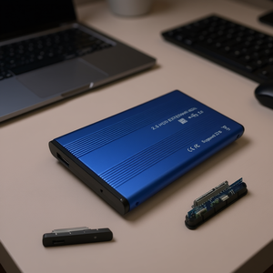 2.5 Inch Aluminum HDD <b>SSD</b> External <b>Enclosure</b> <b>With</b> USB 2.0 Interface And Cable Support Up To 480 MB/s Data Transfer Speed - Product Image 2