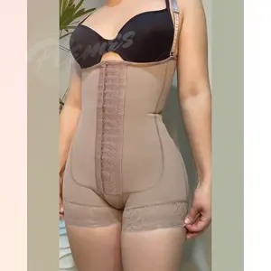 Schlankheit gürtel für Frauen Gepolsterte Shorts Bodysuit Offene Brust Perfekte Body Shaper Legging Sets Kolumbia nische Taille Trainer Shape wear