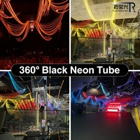 Tube néon DMX512 SPI blanc 360 degrés, lumières DJ, RGB adressable, D22, tube néon LED étanche pour festivals de musique et raves