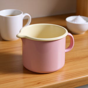 Jarra de leche Riess de 1 litro, color rosa, recipiente para azúcar y crema - Product Image 3