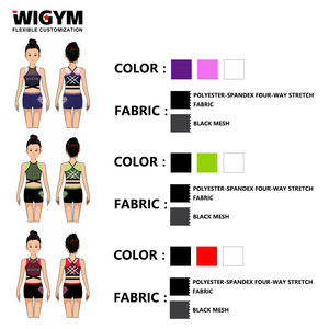 Uniformes de entrenamiento de porristas sublimados de diseño personalizado para niñas - Product Image 4