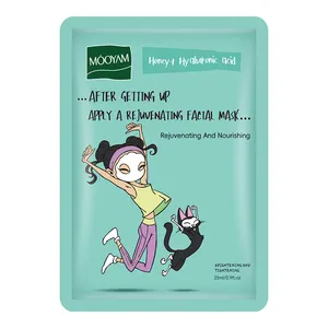 6 türleri kız hayat serisi gençleştirici yüz maske yaprağı cilt bakımı nemlendirici beyazlatma nemlendirici Anti-aging MOOYAM yüz maskesi