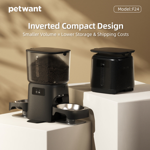 Pengumpan hewan peliharaan otomatis cerdas seri baru 6L WiFi kontrol aplikasi deteksi cerdas mangkuk ganda makanan ganda tahan air biaya untuk anjing kucing - Product Image 3