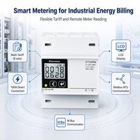 Compteur d'énergie 3P4W avec communication Modbus, classe de précision 0,5s, courant 5(100)A