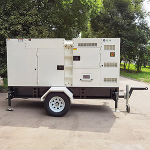 Mobiele dieselgenerator 80KW 100KVA stil, aanhangwagen, éénfase/driefase, 50Hz dieselaggregaat - Product Image 5