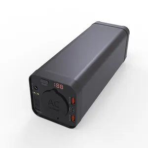 UPS 150Wh便携式移动电源AC DC 40000mAh USB发电站用于旅行笔记本电脑汽车跳跃