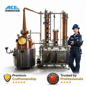 สายการผลิตบรั่นดี Ace 300L พร้อมถังเก็บไวน์ เชื่อมต่อกับระบบกลั่นแบบไฮบริด พร้อมระบบผสมและ CIP สำหรับขาย - Product Image 3