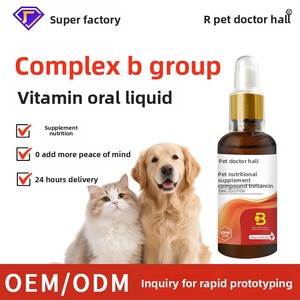 Líquido Oral con <span class=keywords><strong>Complejo</strong></span> <span class=keywords><strong>B</strong></span> para Mascotas, <span class=keywords><strong>Perros</strong></span> y Gatos, Botella de 50 ml, Suplemento Nutricional, Gotas de Vitaminas - Product Image 1