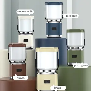 新しいデザインのポータブル屋外キャンプライトUSB充電ミニ雰囲気ランプ4色テント照明キャンプライト