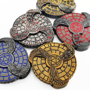 Juego de dados poliédricos grandes Metal y resina D20 D12 D10 D8 D6 D4 para MTG RPG Juego de mesa Accesorios para juegos de mesa - Product Image 1
