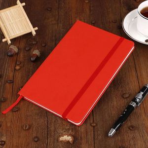 Carnet promotionnel en cuir PU avec sangle, bloc-notes professionnel pour la vente en gros, impression de logo personnalisé, agenda portable, journal A5 - Product Image 4