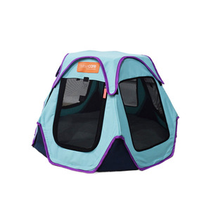 Bangladesh Factory Direct Auto Pop-up Pet Camping Tent Double Layer Hexagon Collapsible Nest Portable Pet House Foldable Feature - Product Image 3