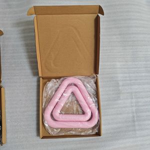 Peso libre Triángulo colorido Silicona Antideslizante Mancuernas Barras de peso Yoga Mancuerna Barras de peso de mano para mujeres Fitness en casa - Product Image 6