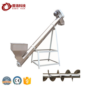 Convoyeur à vis de tarière de sable de ciment en acier au carbone sur mesure de haute qualité Fabricant chinois Moteur électrique neuf à vendre - Product Image 6