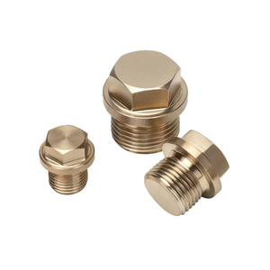 Raccords de tuyauterie en acier inoxydable COVNA Instrumentation 1/4 3/8 1/2 1 pouce NPT BSPT filetage mâle tête hexagonale bouchon de tuyauterie - Product Image 5