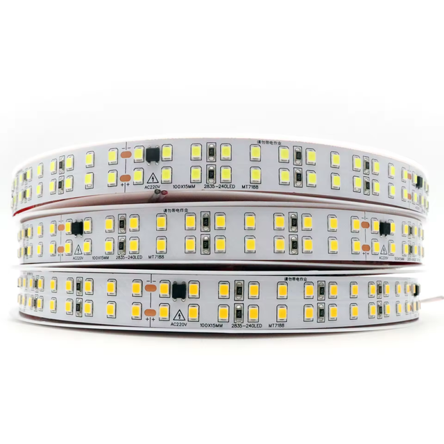 240 Led Strip Light Constant Current Driver-free 220V Hot Selling 2 Rows Quickly Shipping Profession Manufacture Led Strip IP44