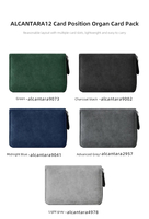 Dompet Kartu Mewah Estetis Ramping dengan Ritsleting, Tersedia dalam Berbagai Warna