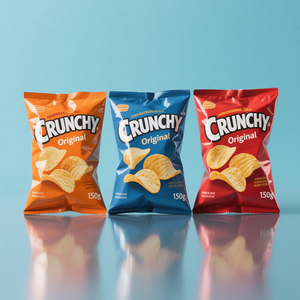 Vente en gros Emballage personnalisé de pop-corn en plastique de feuille de joint central arrière thermoscellé hermétique Sacs banane croustilles - Product Image 2