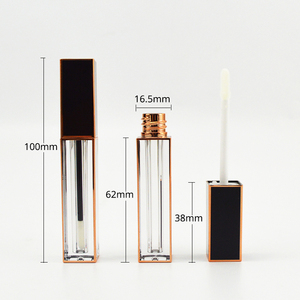 2Ml 3ML <span class=keywords><strong>Lipgloss</strong></span> Bao Bì <span class=keywords><strong>Container</strong></span> Cho Lip Plumper Gloss Chai Đen Vàng Nhãn Hiệu Riêng Lip Gloss Ống Với Biểu Tượng Tùy Chỉnh - Product Image 2