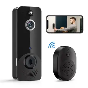 Nhà bảo đảm wifi cửa chuông chime không dây vòng chuông video thông minh máy ảnh chuông cửa camara với loa