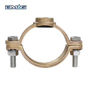 Bmag Tùy Chỉnh Kích Thước BS 1400 Lg2 C83600 Gunmetal Dzr Cơ Thể Tự Khai Thác Đồng Kẹp Yên Ngựa Với Tích Cực Dừng Cho PVC PE GRP AC Ống - Product Image 4