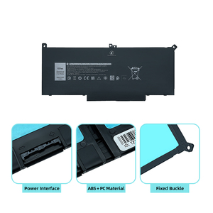 <span class=keywords><strong>Batterie</strong></span> d'ordinateur portable F3YGT 7.6V 60Wh pour <span class=keywords><strong>Dell</strong></span> <span class=keywords><strong>Latitude</strong></span> 12 7000 <span class=keywords><strong>7280</strong></span> 7480 E7290 E7380 E7390 E7480 <span class=keywords><strong>Batterie</strong></span> F3ygt Dm3wc 2x39g Kg7vf - Product Image 2