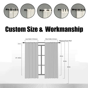 Atacado Padrão Floral Bordado Sheer Janela Cortinas Tule cortinas bordadas para Home Sala de estar com baixo MOQ - Product Image 6