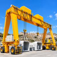 Pont roulant à double poutre de 200 tonnes, portée 10,5-28,5 m, palan à double vitesse pour atelier