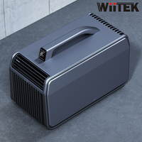Kipas AC Portabel Mini Listrik Pendingin/Pemanas 5460BTU 1600W Frekuensi Tetap Dikendalikan Aplikasi Remote Control Timer Untuk Mobil WIITEK