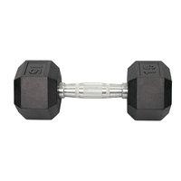 Ensemble d'haltères en caoutchouc pour la musculation en salle de sport, entraînement aérobie pour hommes et femmes, renforcement du haut du corps