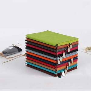 Cuaderno de cuero para escribir y dibujar, agenda inspiradora A5, 100 páginas de papel forrado y en blanco - Product Image 3