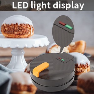 Electric Griddle 28x28x14 Cm Non-Stick Cooking Surface PTFE Coating Double Sided Heating For Steak Sandwich <b>Waffle</b> Bread Toaster - Product Image 4