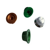 Bouton de commande de volume et de tonalité en aluminium usiné CNC, personnalisé, en forme de cloche, usinage CNC, pièce usinée