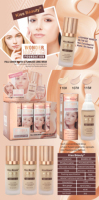 Fond de teint liquide mat haute qualité, couvrance totale, imperméable, marque privée OEM, vente en gros Kiss Beauty