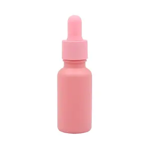 Auf Lager Rose Gold Kappe rosa kosmetische Ätherisches Öl Serum 5 ml 10 ml 15 ml 20 ml 30 ml 50 ml 100 ml Glas-Tropfflaschen